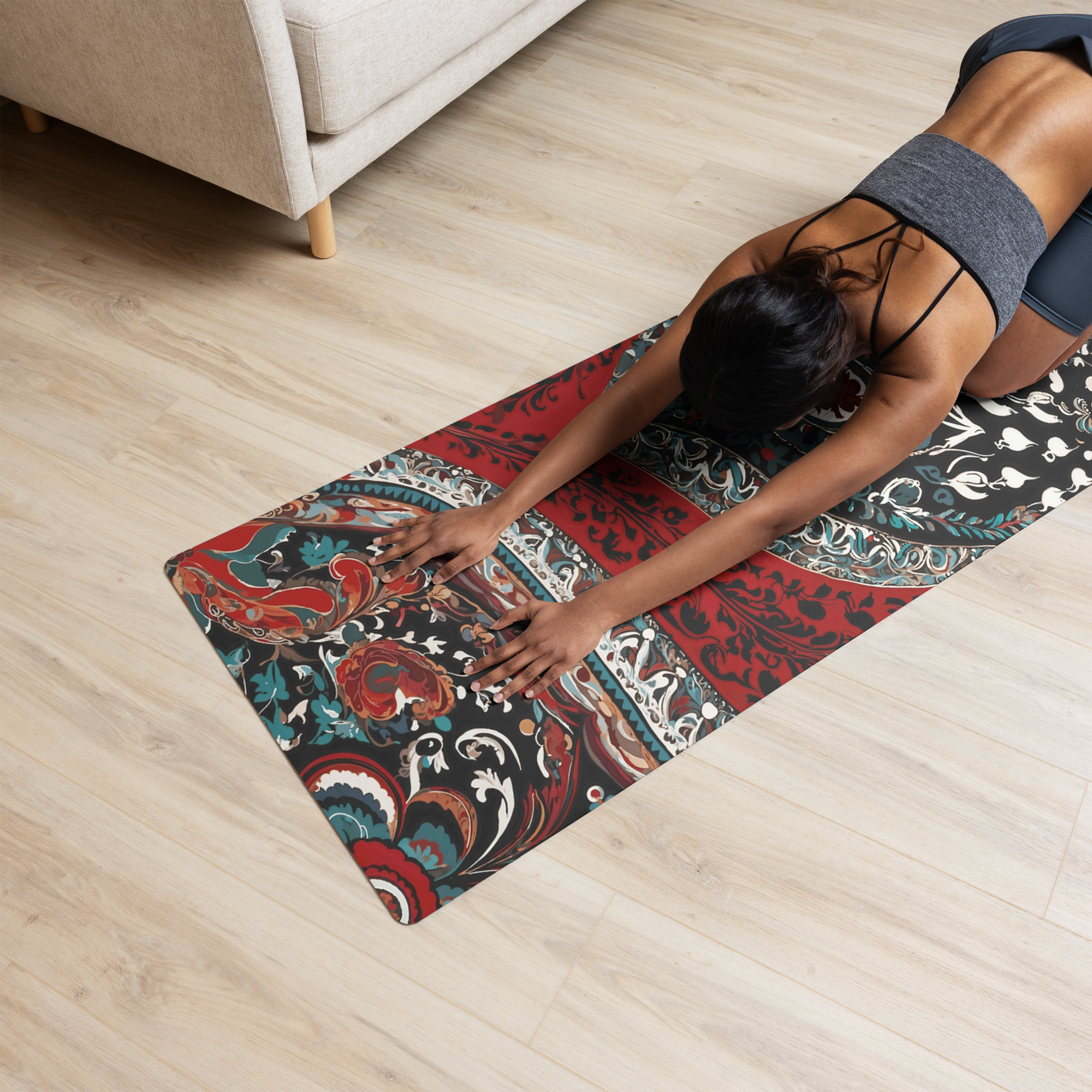 PEACOCK 4mm Yoga Mat - Image 2